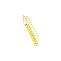 Vestil – Escalier à pas alternés, 13 marches, acier (ATS-8-56)-Matériau : Acier