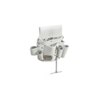 POCHETTE OUTILS CUIR, 8POCHES,LANIERE, Cuir, Blanc, Nbre de pochettes - 8, Porte-outil multiple, 11" X 10"-1