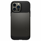 Spigen Slim Armor Mag pour iPhone 13 Pro Max - Bronze a Canon-Béquille intégrée pour une visualisation mains libres pratique.