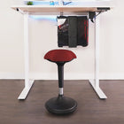 AnthroDesk - Fauteuil Wobble réglable - Rouge-Garantie de 1 an sur tout défaut de fabrication et politique de retour de 30 jours sans poser de questions