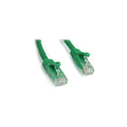 StarTech  Câble de raccordement sans crochet N6PATCH10GN Cat 6, 10 pi, vert-Connecteur mâle RJ-45 aux deux extrémités pour une connectivité réseau fiable
