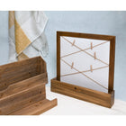 Kiera Grace – Tablettes Muskoka Cantu, Irwin avec tableau liège et Pugh, fini noyer, ens. de 3, 36 po, 19 po, 36 po-Cantu : Tablette au fini noyer chaleureux avec rebord très profond, 36 x 3,5 x 9,5 (po)