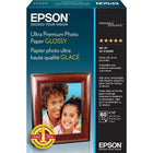 Epson Papier photo Ultra de haute qualité, glacé, 4 po x 6 po, paq./60-Poids : 79 lb (297 g/m²)