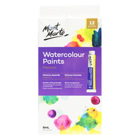 Mont Marte Ensemble de peinture d'aquarelle de 8ml - Paquet de 12-1