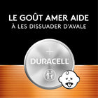 Duracell - 2025 Pile Bouton Lithium - paquet de 4-L'EMBALLAGE À L'ÉPREUVE DES ENFANTS rend l'emballage des piles boutons au lithium Duracell presque impossible à ouvrir sans ciseaux