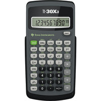 Texas Instruments – Calculatrice scientifique TI-30Xa -Affichage à 10 chiffres sur 1 ligne