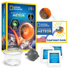 National Geographic - la trousse Glow in the Dark Meteor-Chaque trousse comprend 1 moule à météorites, 1 sac de poudre de polymère orange, 1 sac de poudre de polymère gris, 1 tasse, un guide d’apprentissage et des instructions faciles à suivre