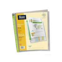 Filemode – Reliure de présentation, transparent, anneaux de 1,5 po, 6/paquet-Couleur : Transparent