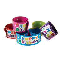 Teacher Created Resources Bracelets de claquement de ballons joyeux anniversaire, paquet de 60-Une façon amusante de récompenser un bon comportement.