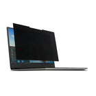 Kensington - 12,5 po Filtre de confidentialité magnétique MagPro pour ordinateurs portables 16:9-Sa conception brevetée comprend notamment une bande magnétique mince qui permet de fixer et de retirer rapidement et facilement le filtre de confidentialité tout en permettant à l’ordinateur portable de se refermer et de passer en mode veille alors qu’il est en place