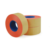 Garvey - Étiquettes de prix et de codes 2212 Garvey - 1 ligne - Rouge - 3 roul. de 1200 (098617)-Étiquettes de prix et de code rouges à 1 ligne