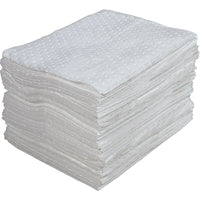 Zenith Safety – Tampons absorbants stratifiés (SMS), huile seulement, lourd, 15 long. x 17 larg. (po), 100/pqt-Trois couches : filée-liée/fondue soufflée/fini filé-lié (SMS)
