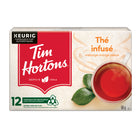 Tim Hortons - Dosettes à usage unique, Thé infusé Orange Pekoe, paq./12-Thé Orange Pekoe