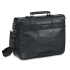 Mancini - Mallette pour portatif de 15 po 99-5464 avec pochette anti-RFID, un compartiment, 15,25 x 4 x 11,5 po, noir-Dimensions : 11,5 x 15,25 x 4 po