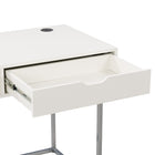 CorLiving - Bureau Auston à tirroir unique - Blanc-Le design moderne devient le point central de tout espace