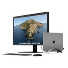 Twelve South BookArc Vertical pour tous les MacBook à partir de 2018 - Argent-La conception intégrée de l'attache de câble garde vos connexions pratiques et accessibles, tout en les empêchant de tomber lorsqu'elles sont déconnectées.