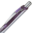 Pentel − Stylo gel EnerGel remplissable avec prise − rétractable − 0,7 mm − lilas-Lilas