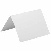 JAM Paper - Cartes pliantes vierges, format A6, 4-5/8 po x 6-1/4 po, blanches, paquet de 25-Couleur : cartes pliables vierges blanches.