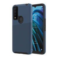 AXS - PROTech Plus etui mince anti-choc avec double couches pour TCL 30 XE 5G, Bleu Astral-Resistant aux chutes jusqu'a 10 pieds