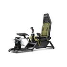 Next Level Racing - Simulateur de vol Boeing Édition Militaire - Vert-Comprend un adaptateur Buttkicker, un harnais à quatre points Next Level Racing et un support lombaire