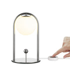 TuBICen - Linglong S Lampe de table - Chrome-Premium Chrome, Acier, Verre