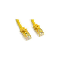 StarTech   Câble de raccordement sans crochet N6PATCH7YL Cat 6, 7 pi, jaune-Connecteur mâle RJ-45 aux deux extrémités pour une connectivité réseau fiable