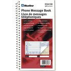 Blueline® - Livret de messages téléphoniques, 5-11/16 po x 11 po, 400 messages, bilingue-Ne perdez plus jamais un message important