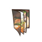 Futech Support de menu à 8 vues BUR 8-1 / 2 "L x 11" H, Bourgogne, 10 / paquet-Couleur De Garniture: Bourgogne