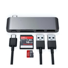 Satechi Hub pour Dispositifs USB-C - Gris sidéral-2 x USB-A data ports - up to 5 Gbps