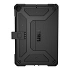 UAG - Étui Robuste Metropolis Folio pour iPad 10.2" (7th/8th/9th Generation) - Noir-Fabriqué avec des matériaux ultralégers