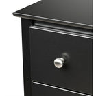 PrepacMC – Table de chevet à 2 tiroirs de la collection Sonoma, 21 3/4 po, noir-Dimensions : 21 3/4 haut. x 23 1/4 larg. x 16 prof. (po)