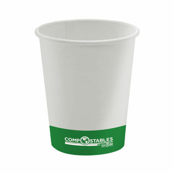 ECO-BRO Gobelets En Papier Biodégradables 350 Ml - Lot De 500 Pour Café, Cocktails, événements