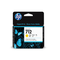 Cartouche d’encre HP 712 DesignJet jaune 29 ml-Jaune