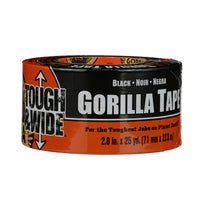 Gorilla – Ruban adhésif Tough & Wide - 25 verges-Adhésif à double épaisseur : adhère aux surfaces lisses, rugueuses et inégales