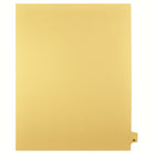 Markmaker - Intercalaires imprimes Legal, Chamois, 1/25th coupe, format lettre, sans trous, 25 tabs/PQT, 5 PQT/Boite, Numero 99-Intercalaires imprimes Legal