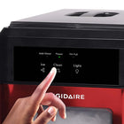 Frigidaire - Machine à glaçons croquante à pepites à mâcher pour comptoir - Acier inoxydable rouge-Aucun raccordement à l'eau requis, brancher dans n'importe quelle prise electrique 115 V mise à la terre (standard) et de remplir le reservoir d'eau