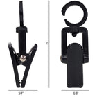 Eddie's - Clip intelligent pour fil 1/4" - Noir - Paquet de 100 - (140251-1)-Noir