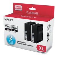 Canon - Paquet double économique d'encre noire  PGI-2200XL (9255B009)-Noir