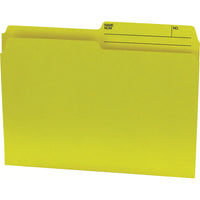 Hilroy - Chemises de classement, jaune, format lettre, 9 po x 11 3/4 po, paquet de 100-Chemises à dossier de format lettre