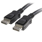 StarTech  Câble DisplayPort avec loquets M/M, DisplayPort 4k, 3 pi-Évite les déconnexions accidentelles grâce au connecteur à loquets