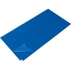 Zenith Safety - Tapis Pour Salle Blanche, Épaisseur 1,57 Mils, 3-3/4' Lo X 1-1/2' La, Bleu, paquet de 2-Épaisseur du support 1,57 mils