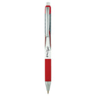 Zebra - Stylos à bille Z-Grip Flight - 1,2 mm - rouge - paquet de 4 (21934)-Pince et garnitures en métal solides