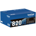 Cartouche de toner Brother TN820, noir, haut rendement-Finement équilibré pour un flux régulier et une distribution homogène du toner sur la page