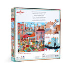 eeBoo - Pièce et Love le Marché de Venise - 1000 Pièces-Un puzzle de haute qualité pour les adultes et les familles, avec des pièces brillantes et robustes et un minimum de poussière