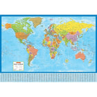 Carte murale, Monde, bilingue, 28x40"-1