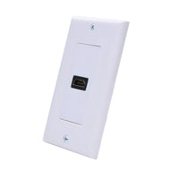 Digiwave – Plaque murale simple HDMI, 0,2 x 2,7 x 4,5 po, blanc-La plaque murale simple HDMI (blanche) de Digiwave est une construction de qualité supérieure et les matériaux permettent une meilleure prise de contact entre les équipements HDMI