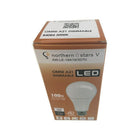 Northern Stars – Ampoule 3 intensités (50 -100 - 150)18W A21 DEL 84084, givrée, blanc chaud, paquet de 2-DEL A21 de 18W  3 intensités, blanc chaleureux (blanc doux)