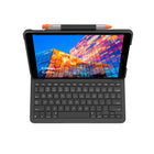 Logitech - Étui clavier iPad Air (3e génération) | Slim Folio avec clavier sans fil intégré - Graphite-Optimisez votre productivité avec des touches de raccourci pour accéder simplement au contrôle du contenu multimédia, du volume, de luminosité de l'écran de l'iPad, etc.