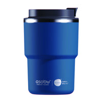 ASOBU - Puramic Pick Me Up Mug - 12 oz - Bleu-insolation sous vide `a double paroi