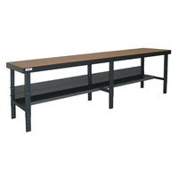 Valleycraft – Établis ergonomiques Vari-Tuff, 120 larg. x 28 prof. (po), bois (F87872A8)-120 po larg. x
